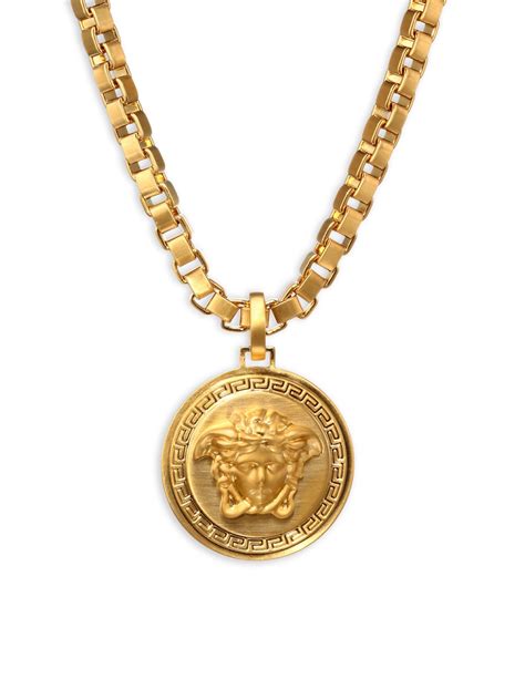 versace mens pendant|versace pendant necklace.